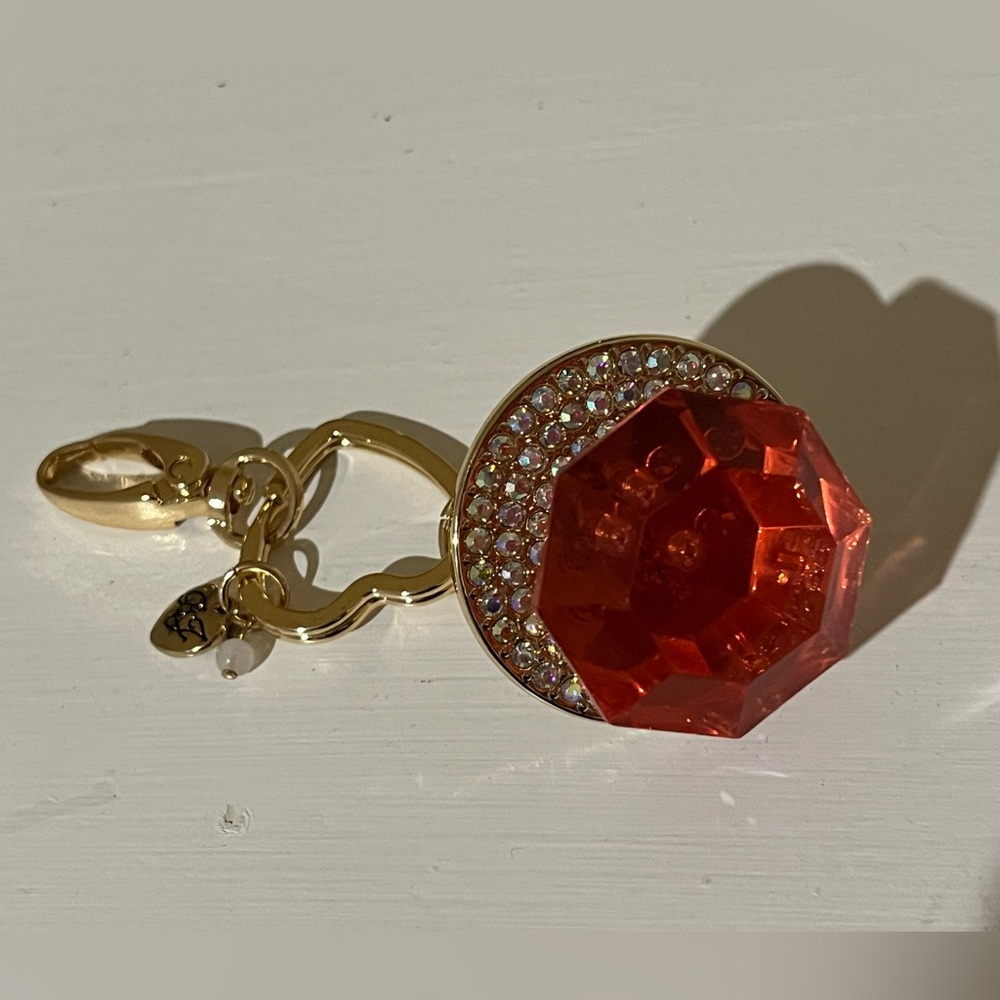 Betsey Johnson Ring Pop Crystal Bag Charm